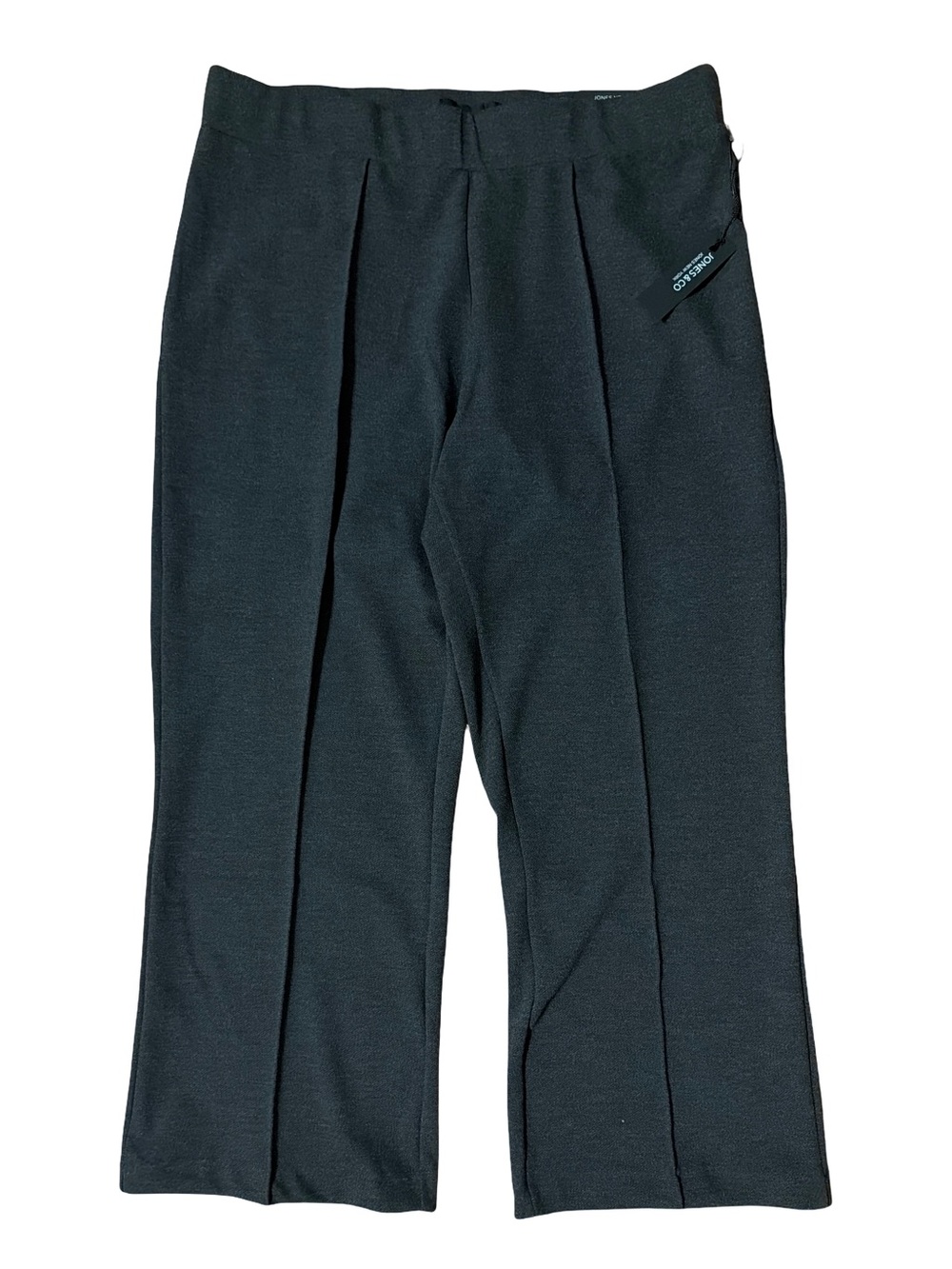 Jones New York Dark Gray Straight-Leg Trousers-Size 1X